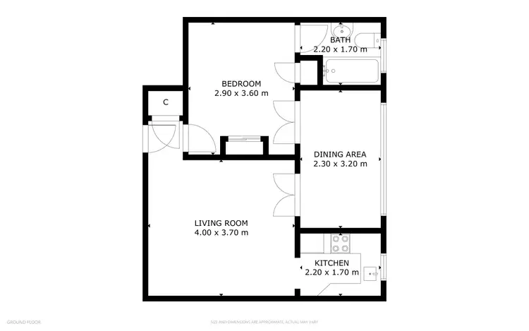 Floorplan of Homely apartment listing, 63 Elizabeth Bay Road, Elizabeth Bay NSW 2011