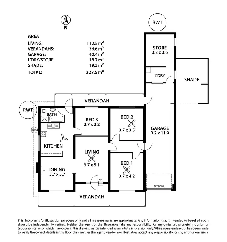 Floorplan of Homely house listing, 2 Mawson Avenue, Tailem Bend SA 5260