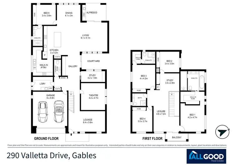Floorplan of Homely house listing, 290 Valletta Drive, Gables NSW 2765
