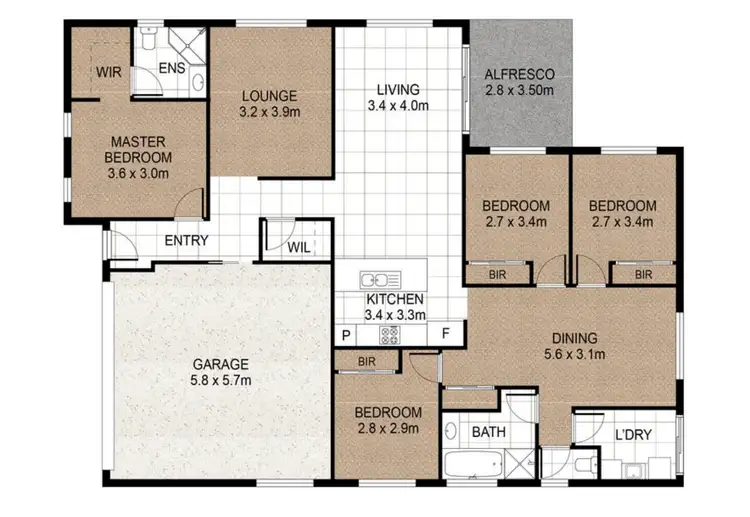 Floorplan of Homely house listing, 30 Skyblue Circuit, Yarrabilba QLD 4207