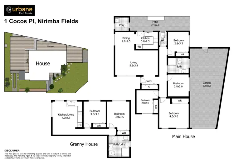 Floorplan of Homely house listing, 1 Cocos Place (Nirimba Fields), Quakers Hill NSW 2763