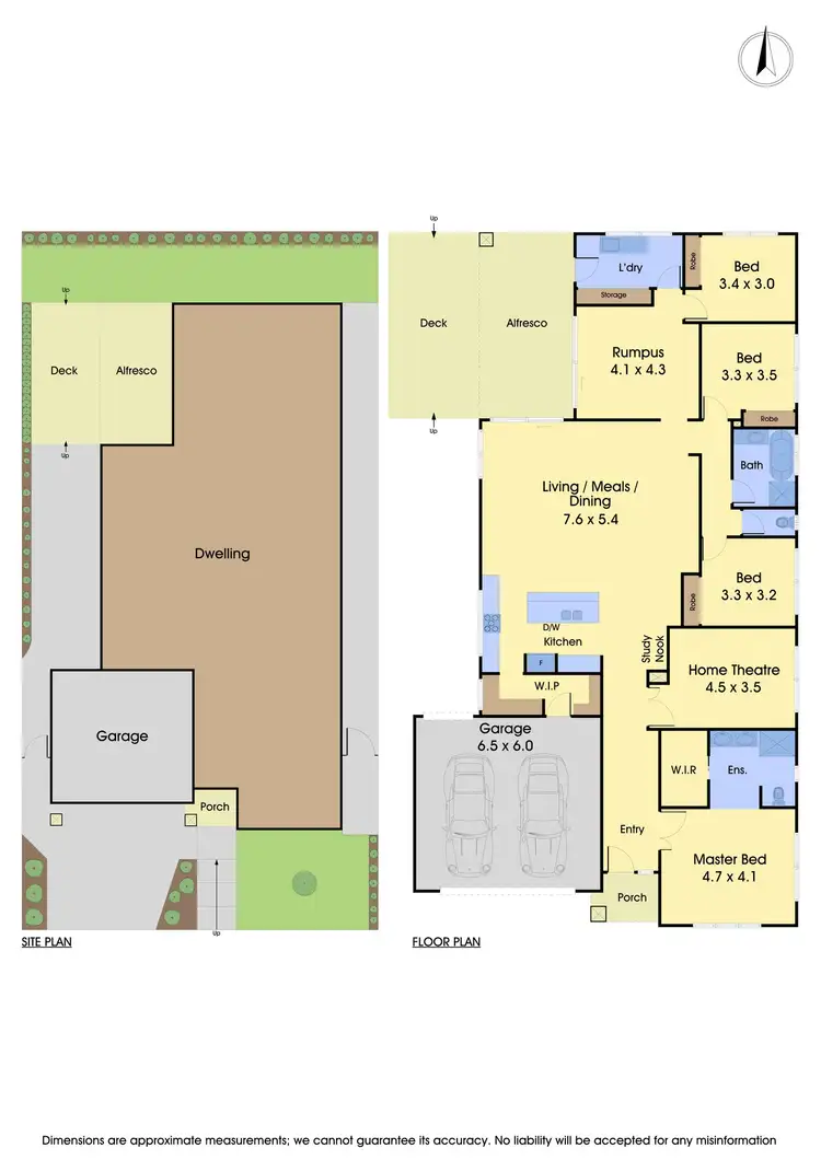Floorplan of Homely house listing, 47 Resolution Circuit, Doreen VIC 3754