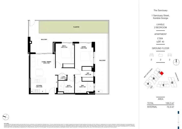 Floorplan of Homely apartment listing, C G04/1 Sanctuary Street, Kembla Grange NSW 2526