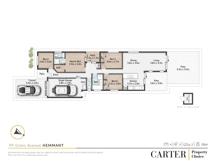 Floorplan of Homely house listing, 99 Gross Avenue, Hemmant QLD 4174