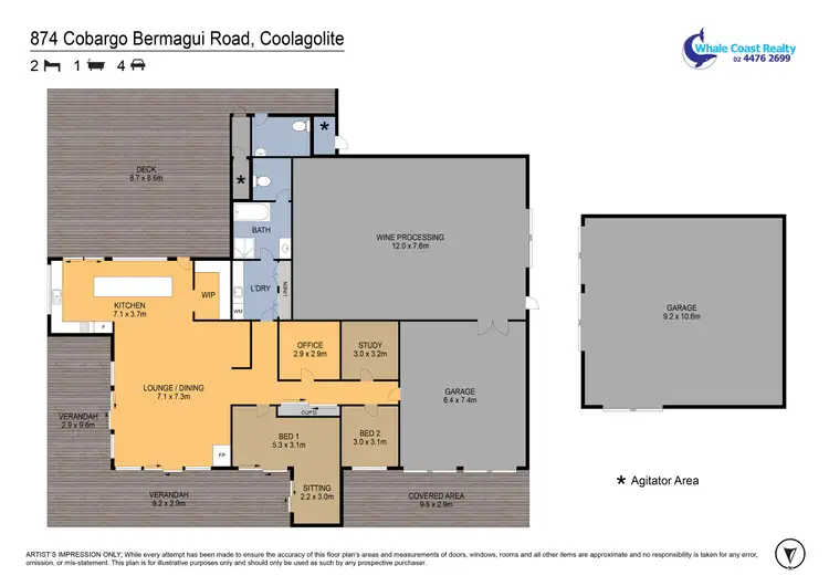 Floorplan of Homely rural property listing, 874 Cobargo Bermagui Road, Coolagolite NSW 2550