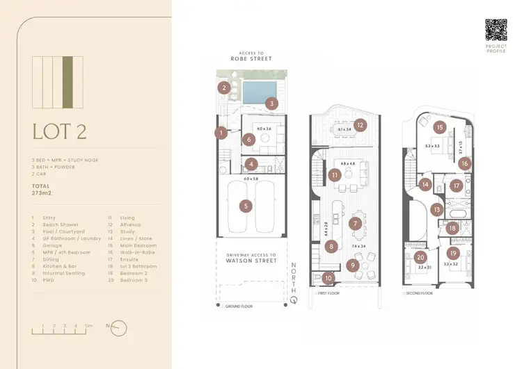 Floorplan of Homely townhouse listing, 22 Watson Street, Currimundi QLD 4551