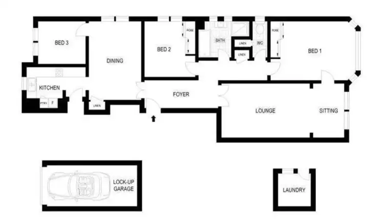 Floorplan of Homely unit listing, 3/5 Aston Gardens, Bellevue Hill NSW 2023