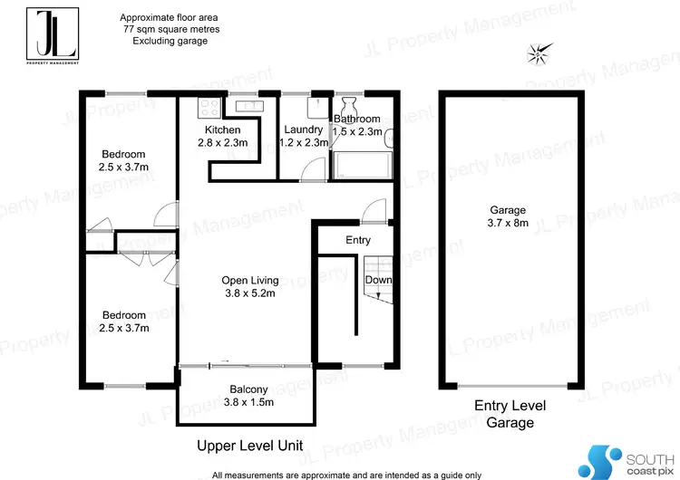 Floorplan of Homely unit listing, 9/84 Beach Road, Batemans Bay NSW 2536