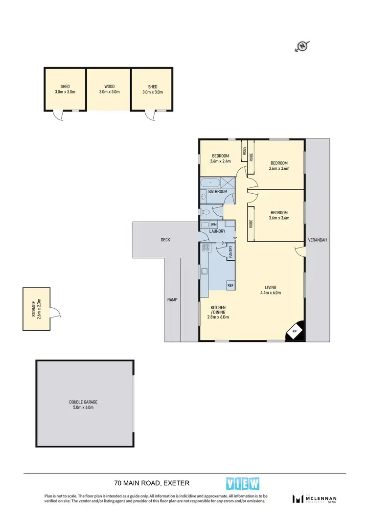 Floorplan of Homely house listing, 70 Main Road, Exeter TAS 7275