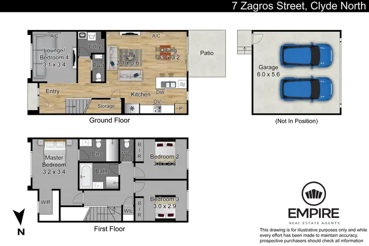 Floorplan of Homely house listing, 7 Zagros Street, Clyde North VIC 3978