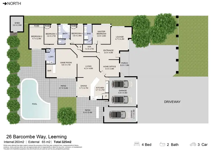 Floorplan of Homely house listing, Address available on request