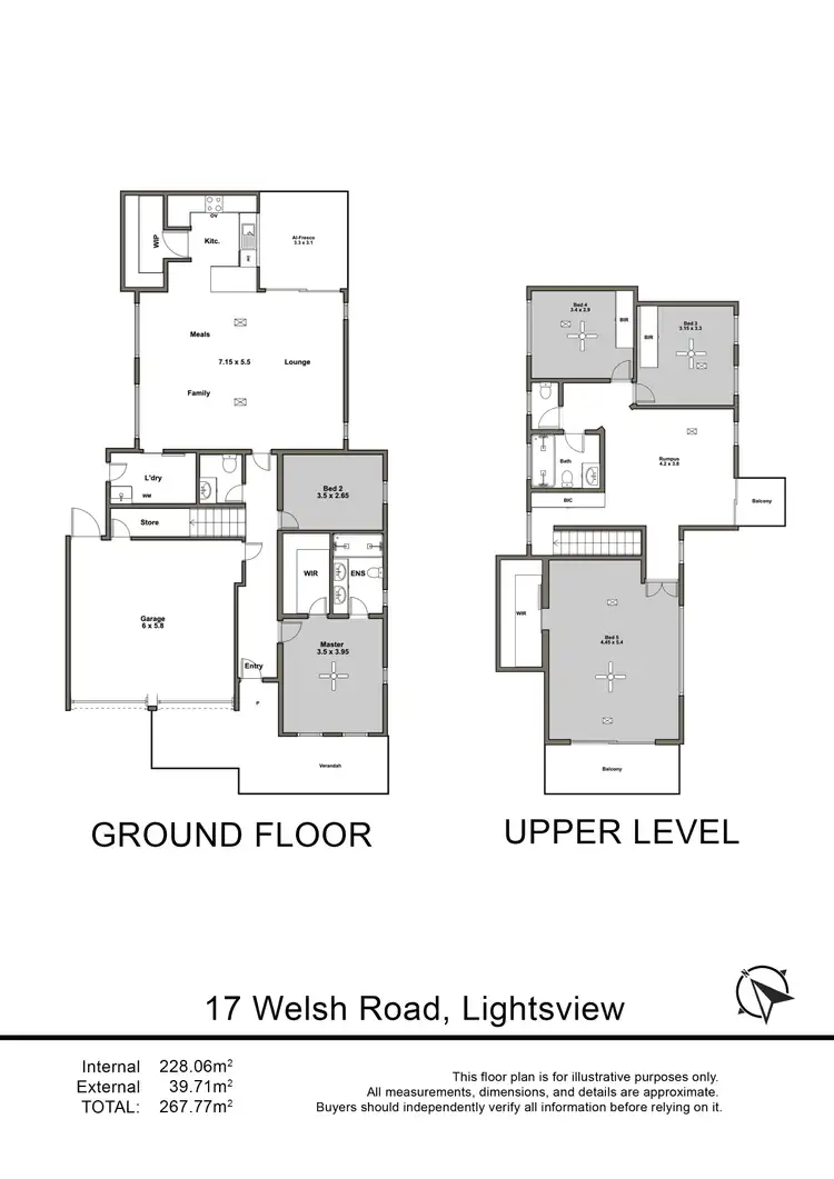 Floorplan of Homely house listing, 17 Welsh Road, Lightsview SA 5085