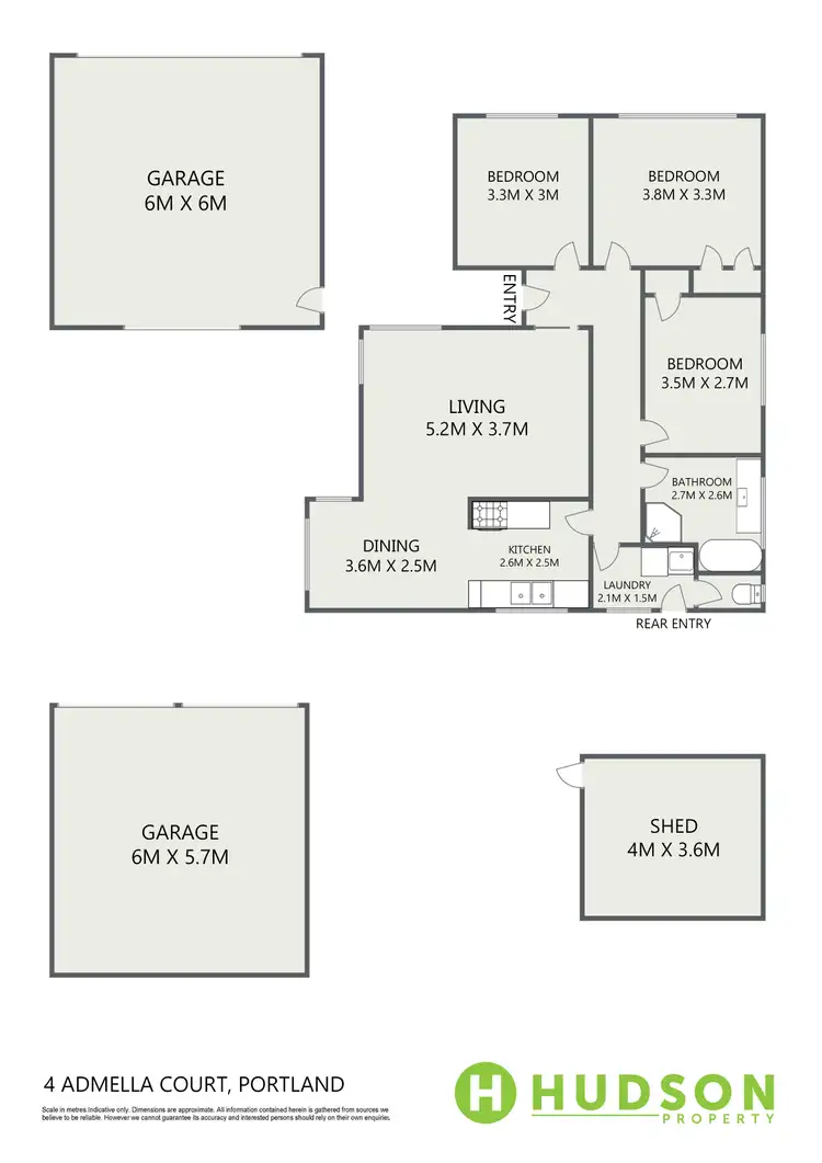 Floorplan of Homely house listing, 4 Admella Court, Portland VIC 3305