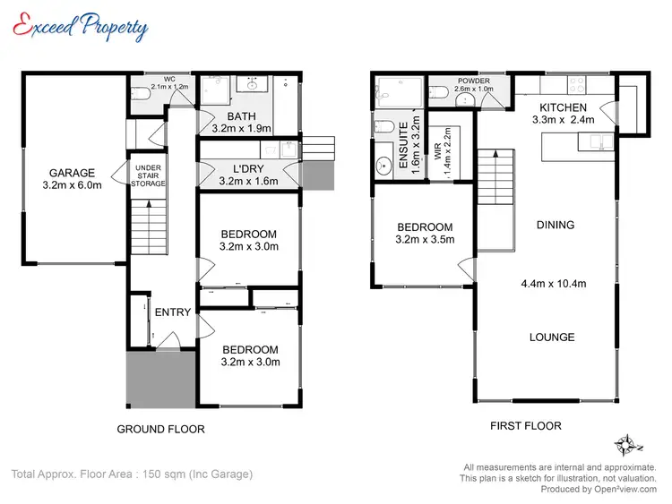 Floorplan of Homely townhouse listing, 1/6 Busan Avenue, Rokeby TAS 7019