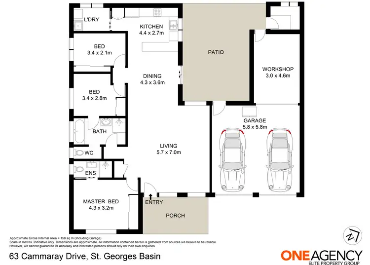 Floorplan of Homely house listing, 63 Cammaray Drive, St Georges Basin NSW 2540