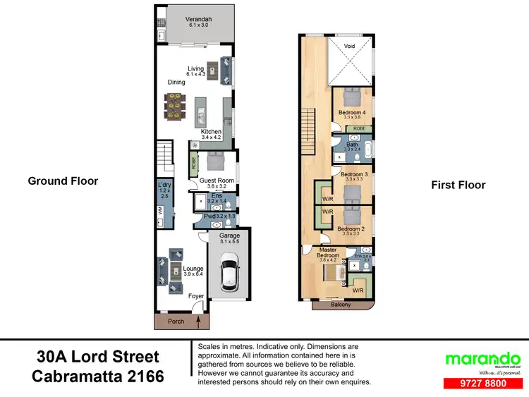 Floorplan of Homely semi-detached listing, 30A Lord Street, Cabramatta West NSW 2166
