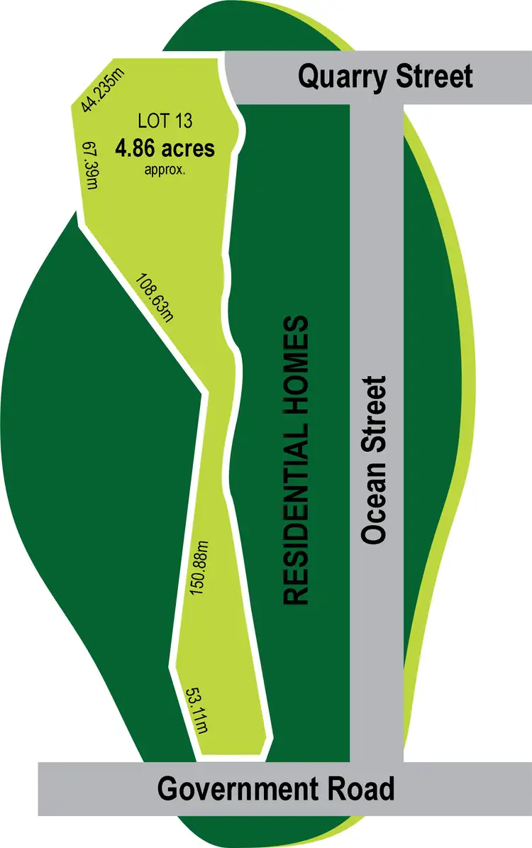 Floorplan of Homely land listing, LOT 13 Quarry Street, South West Rocks NSW 2431