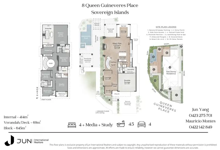 Floorplan of Homely house listing, 8 Queen Guineveres Place, Sovereign Islands QLD 4216