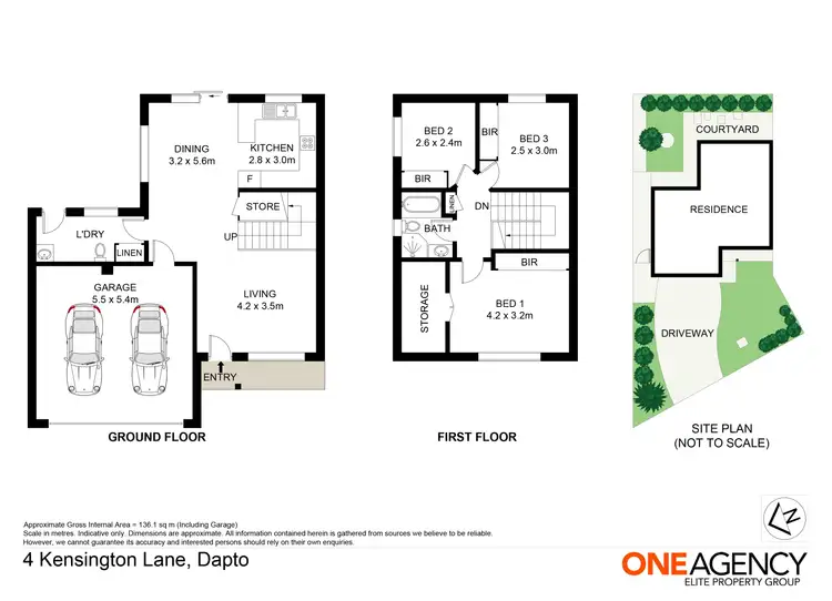 Floorplan of Homely townhouse listing, 4 Kensington Lane, Dapto NSW 2530