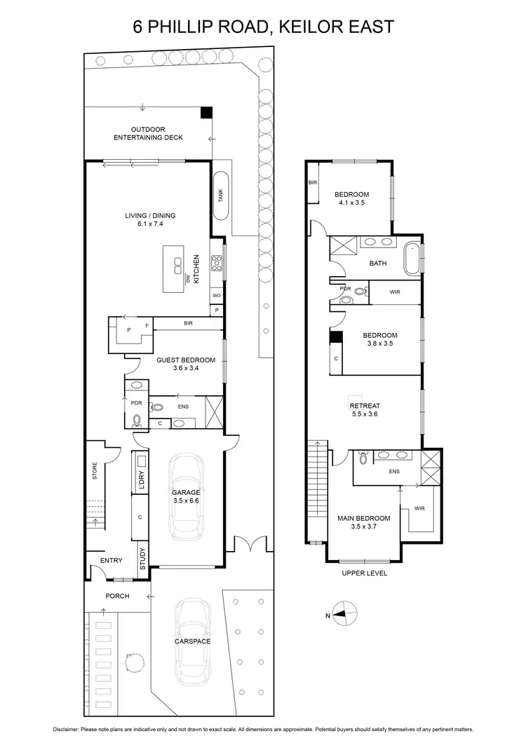 Floorplan of Homely house listing, 6 Phillip Road, Keilor East VIC 3033