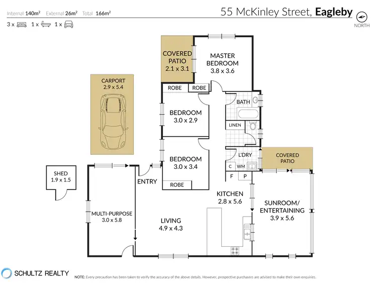 Floorplan of Homely house listing, 55 McKinley Street, Eagleby QLD 4207