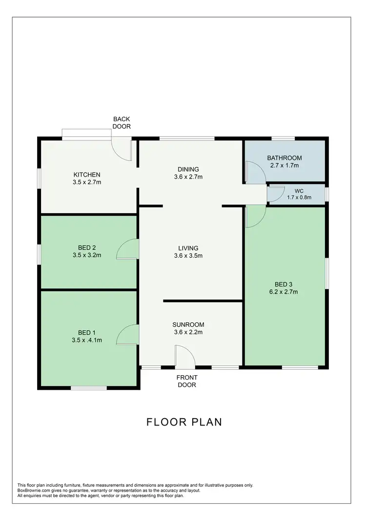 Floorplan of Homely house listing, 7 Nathan Street, Allenstown QLD 4700
