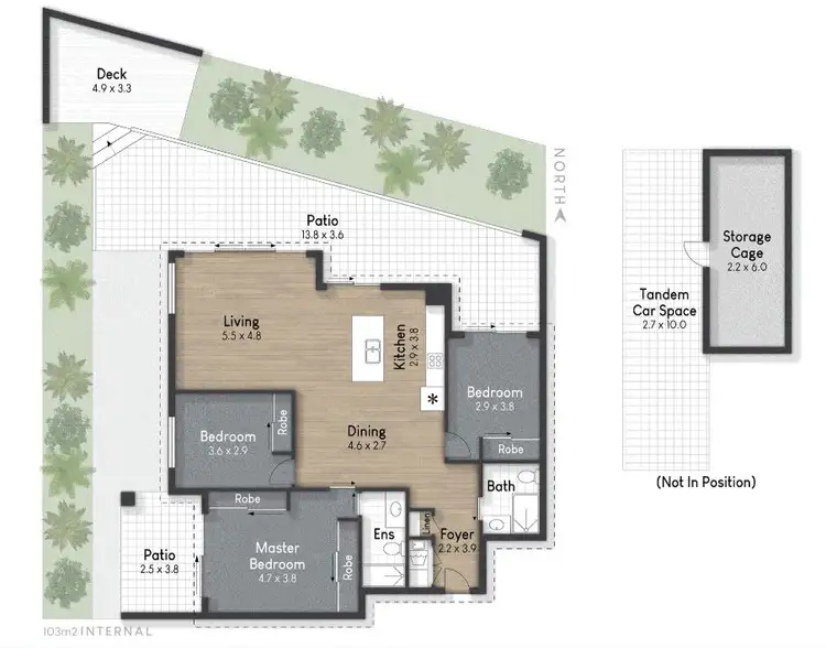 Floorplan of Homely apartment listing, 67/1 BOULTON DRIVE, Nerang QLD 4211