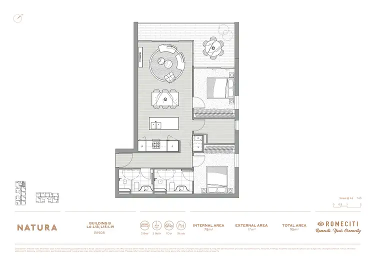 Floorplan of Homely apartment listing, B1908/82 Waterloo Road, Macquarie Park NSW 2113