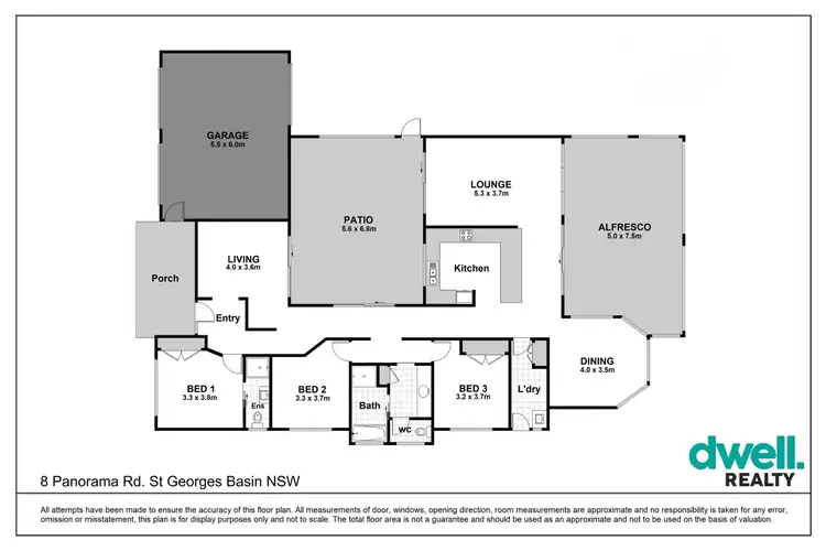 Floorplan of Homely house listing, 8 PANORAMA ROAD, St Georges Basin NSW 2540