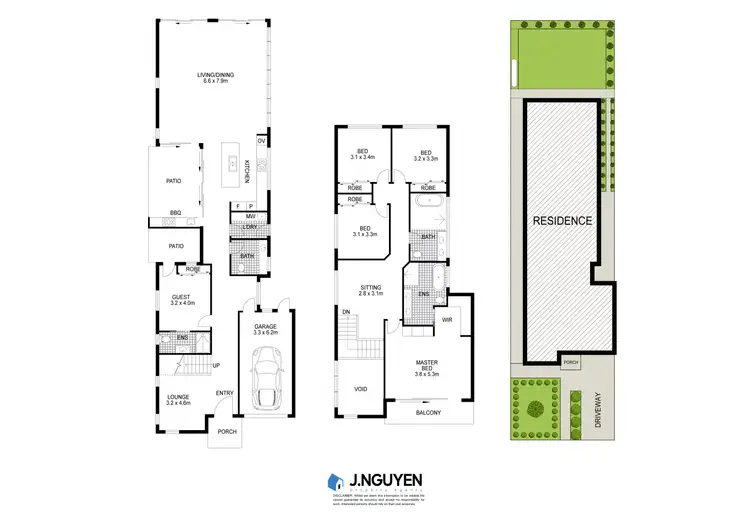 Floorplan of Homely semi-detached listing, 18 Landon Street, Fairfield East NSW 2165