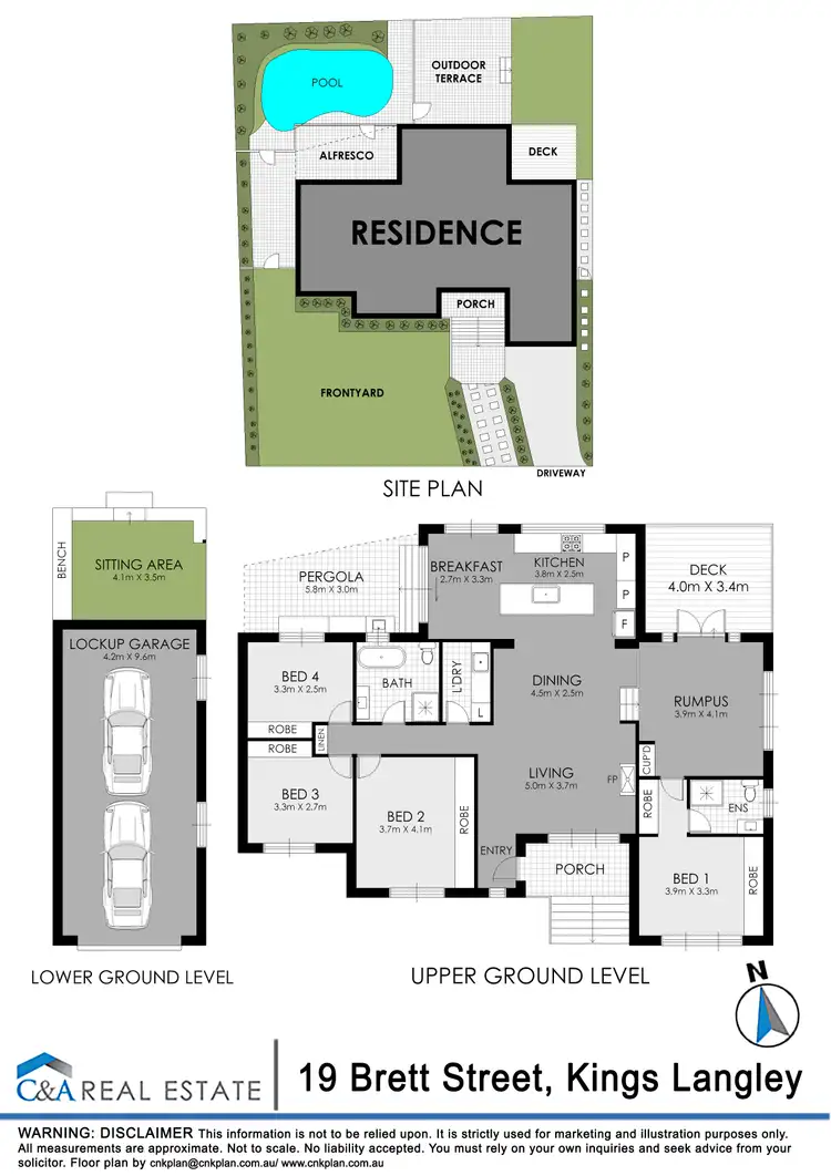 Floorplan of Homely house listing, 19 Brett Street, Kings Langley NSW 2147