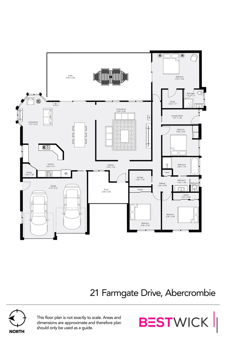 Floorplan of Homely house listing, 21 Farmgate Drive, Abercrombie NSW 2795