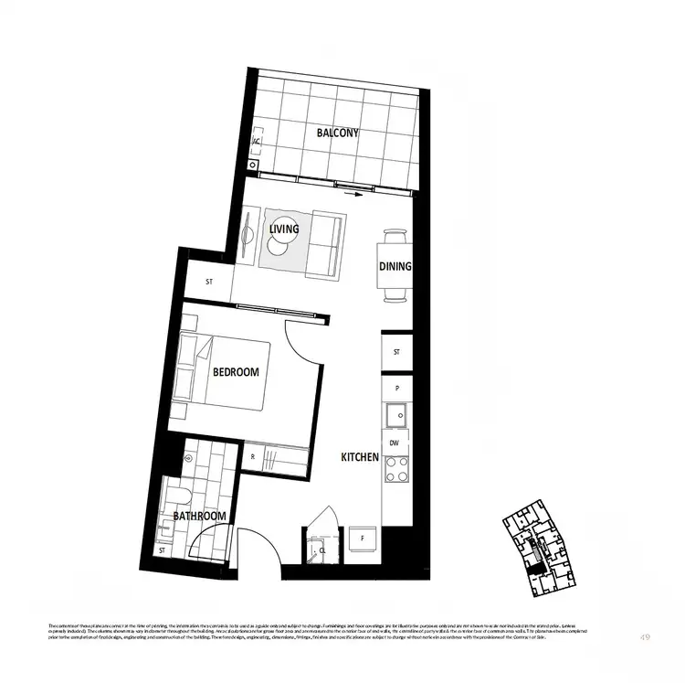 Floorplan of Homely apartment listing, 315/2 Grazier Lane, Belconnen ACT 2617