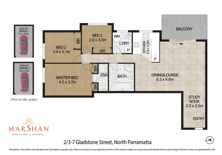 Floorplan of Homely apartment listing, unit 2/3-7 Gladstone Street, North Parramatta NSW 2151