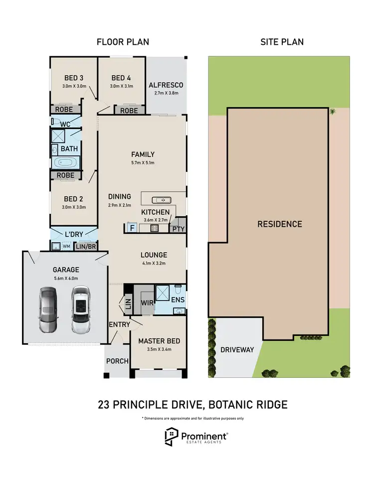Floorplan of Homely house listing, 23 Principle Drive, Botanic Ridge VIC 3977