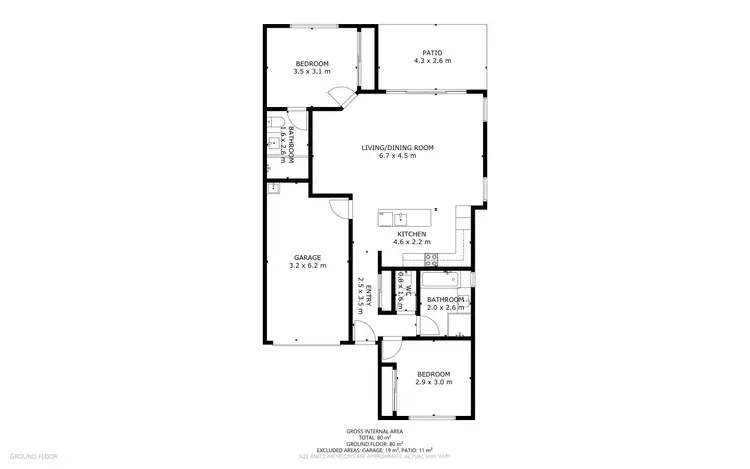 Floorplan of Homely unit listing, 5/4 Waverley Street, North Toowoomba QLD 4350