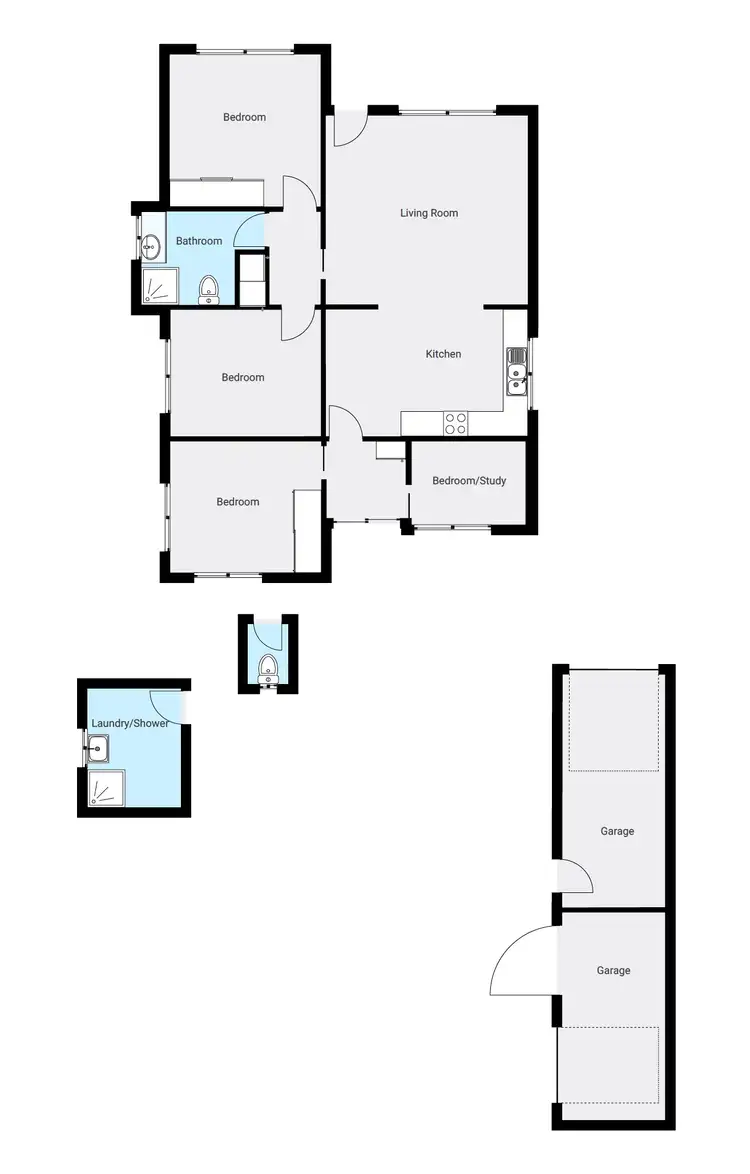 Floorplan of Homely house listing, 3793 OMEO HIGHWAY, Eskdale VIC 3701