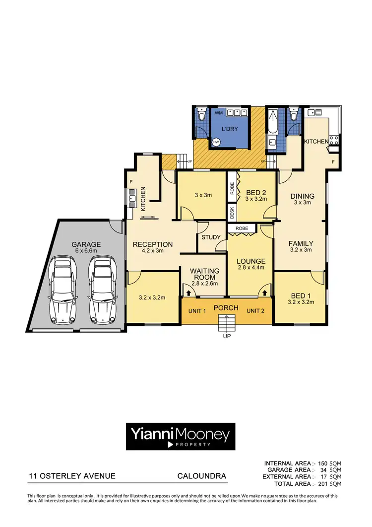 Floorplan of Homely house listing, 11 Osterley Avenue, Caloundra QLD 4551
