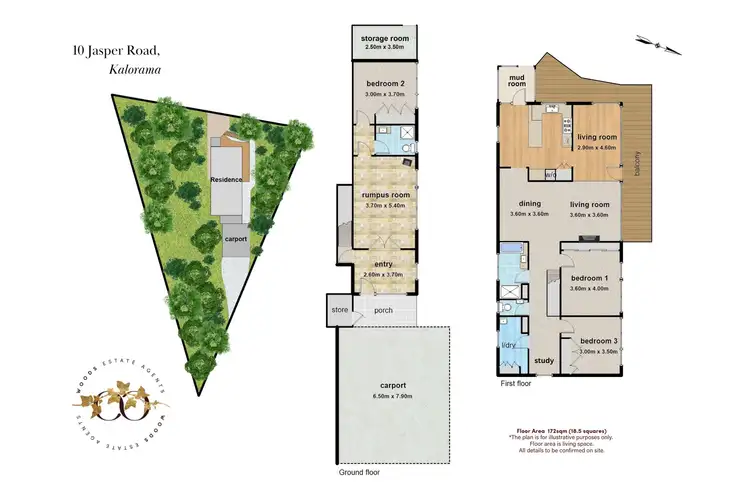 Floorplan of Homely house listing, 10 Jasper Road, Kalorama VIC 3766