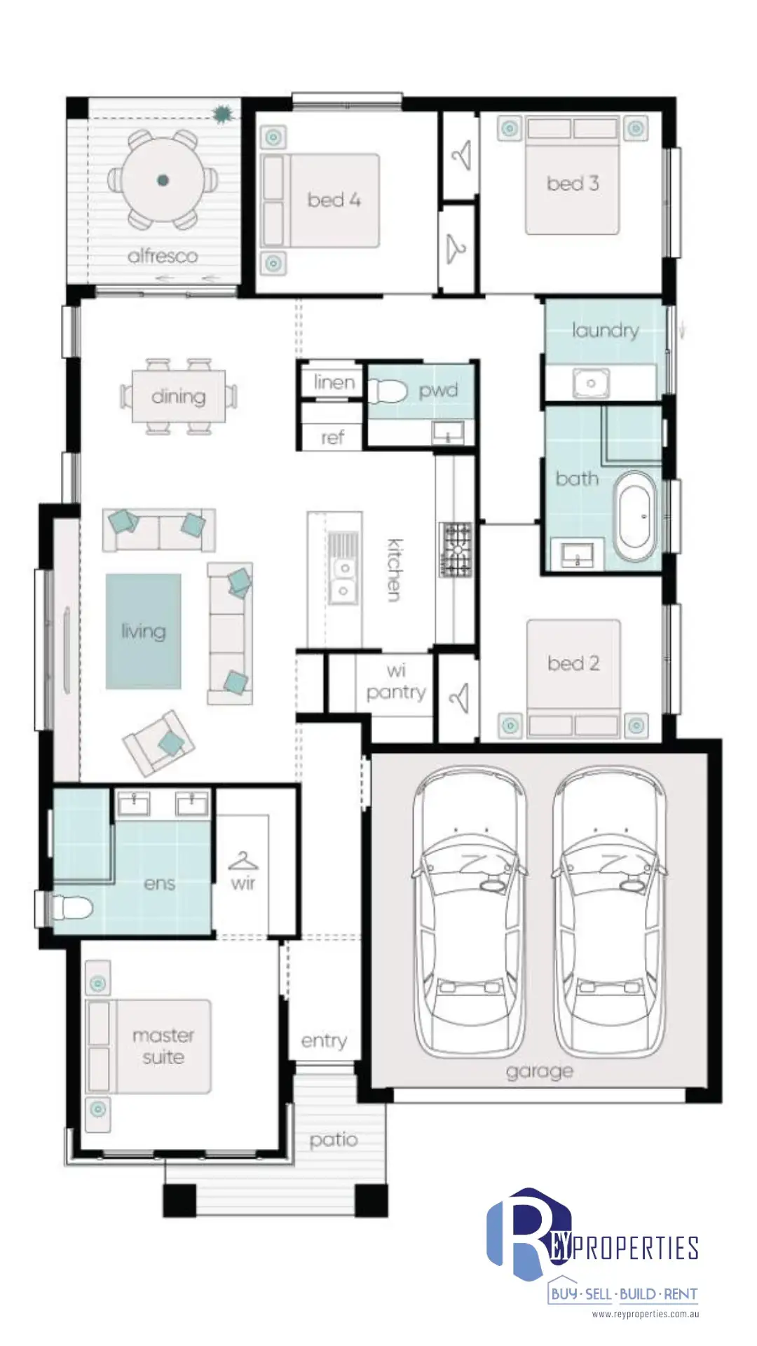 Floorplan of Homely house listing, 13 Lilium St, Lochinvar NSW 2321
