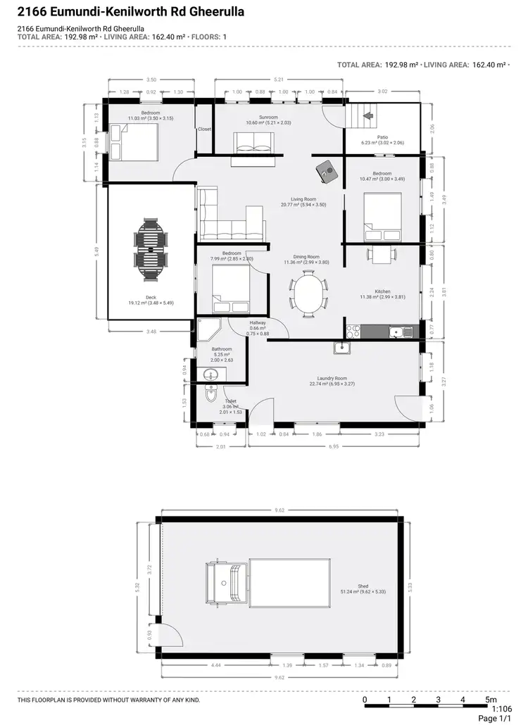 Floorplan of Homely house listing, 2166 EUMUNDI KENILWORTH ROAD, Gheerulla QLD 4574
