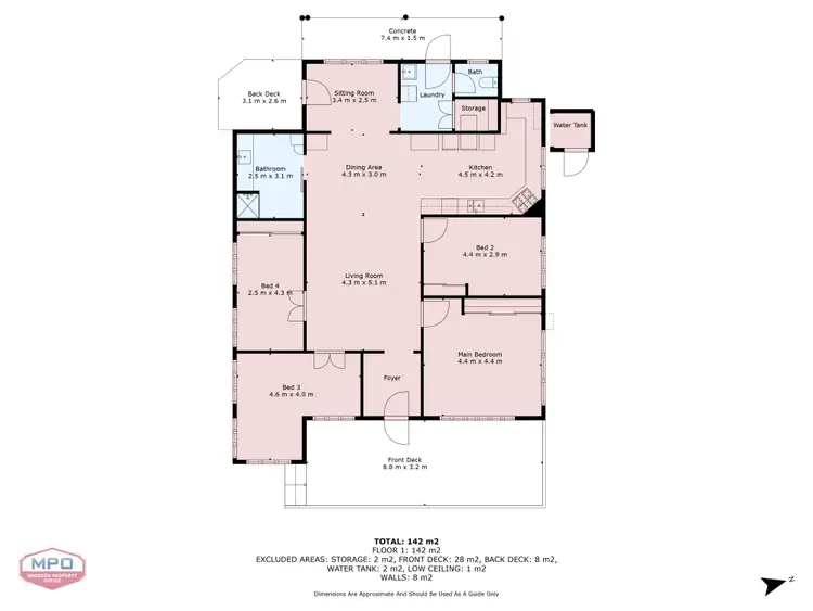 Floorplan of Homely house listing, 10 Doyle Street, Mareeba QLD 4880