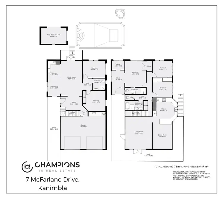 Floorplan of Homely house listing, 7 McFarlane Drive, Kanimbla QLD 4870