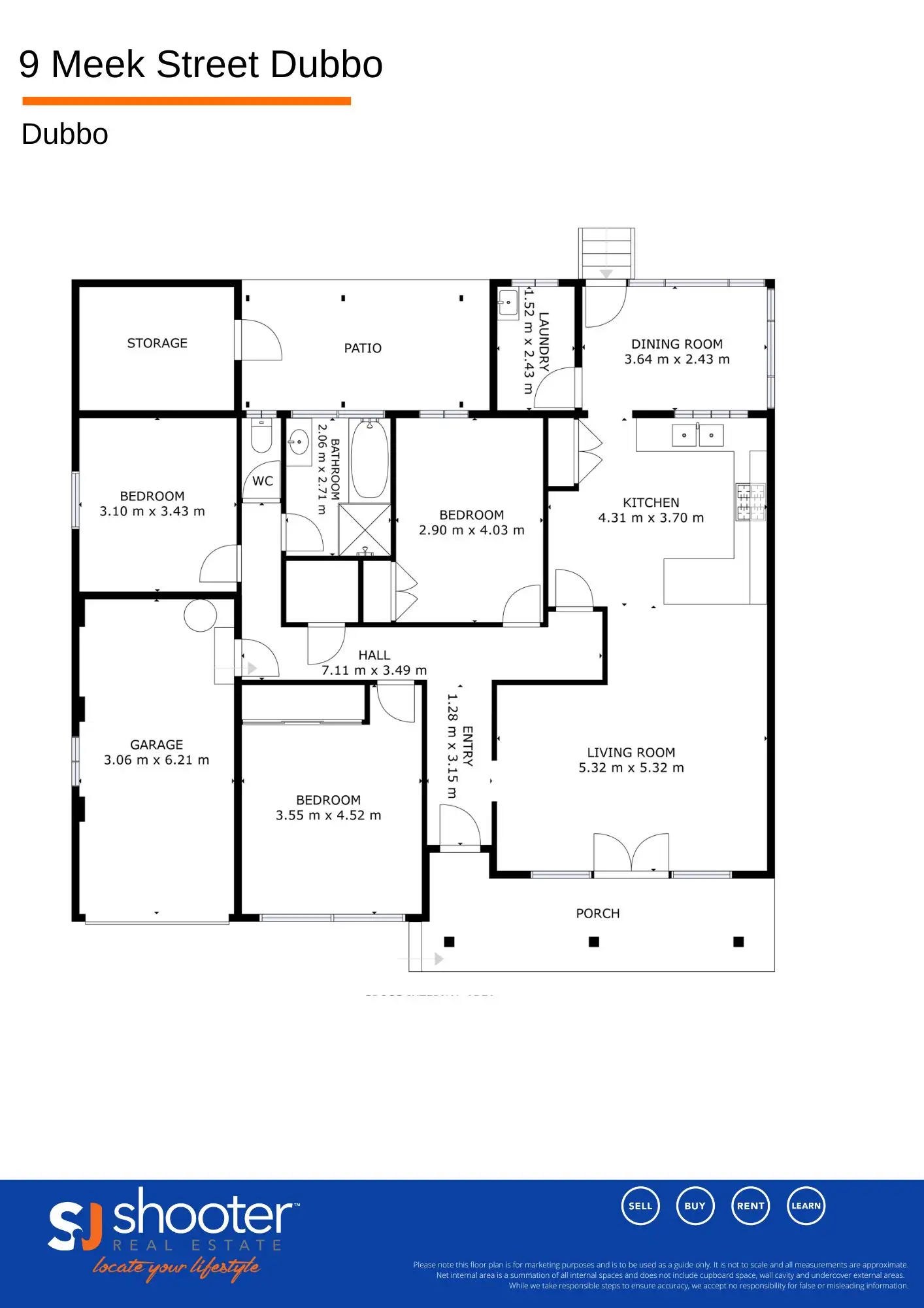 Floorplan of Homely house listing, 9 Meek Street, Dubbo NSW 2830