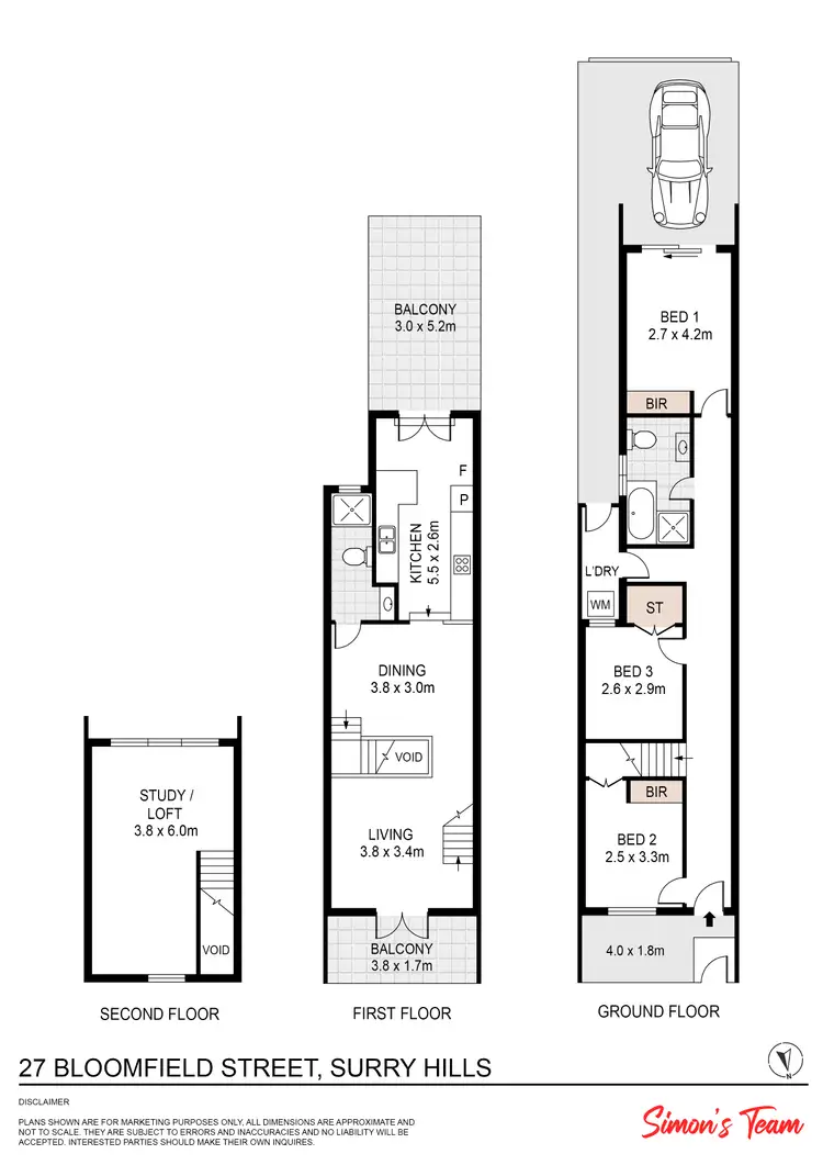 Floorplan of Homely house listing, 27 Bloomfield Street, Surry Hills NSW 2010