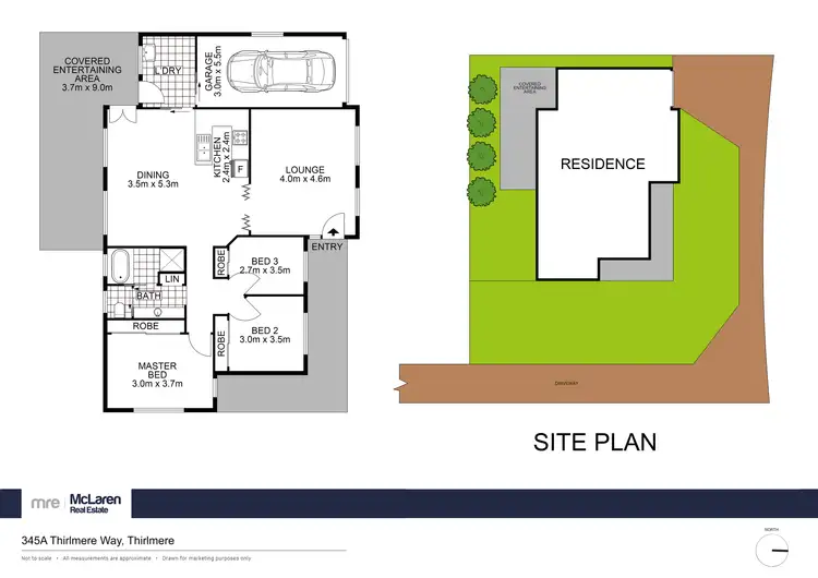 Floorplan of Homely house listing, 345A Thirlmere Way, Thirlmere NSW 2572