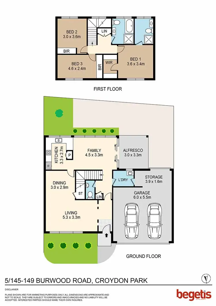 Floorplan of Homely townhouse listing, 5/145-149 Burwood Road, Croydon Park NSW 2133
