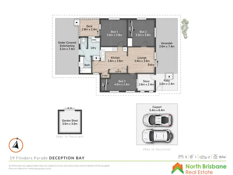 Floorplan of Homely house listing, 19 Flinders Parade, Deception Bay QLD 4508