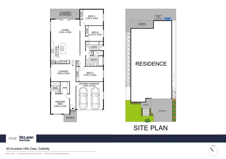Floorplan of Homely house listing, 45 Arcadian Hills Crescent, Cobbitty NSW 2570