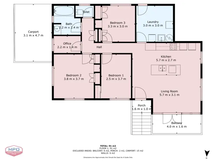 Floorplan of Homely house listing, 14 Eccles Street, Mareeba QLD 4880